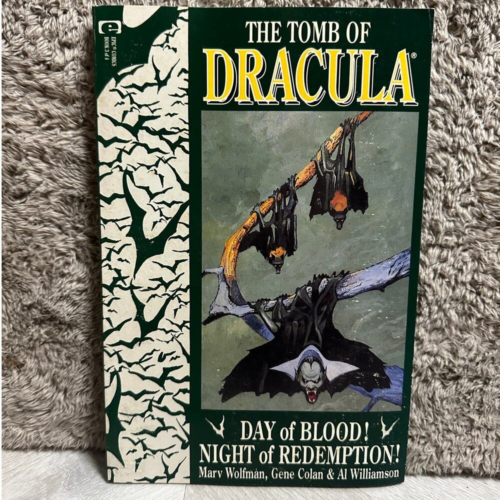 The Tomb of Dracula Book 3 Comic Book Graphic Novel Day Blood Night Redemption